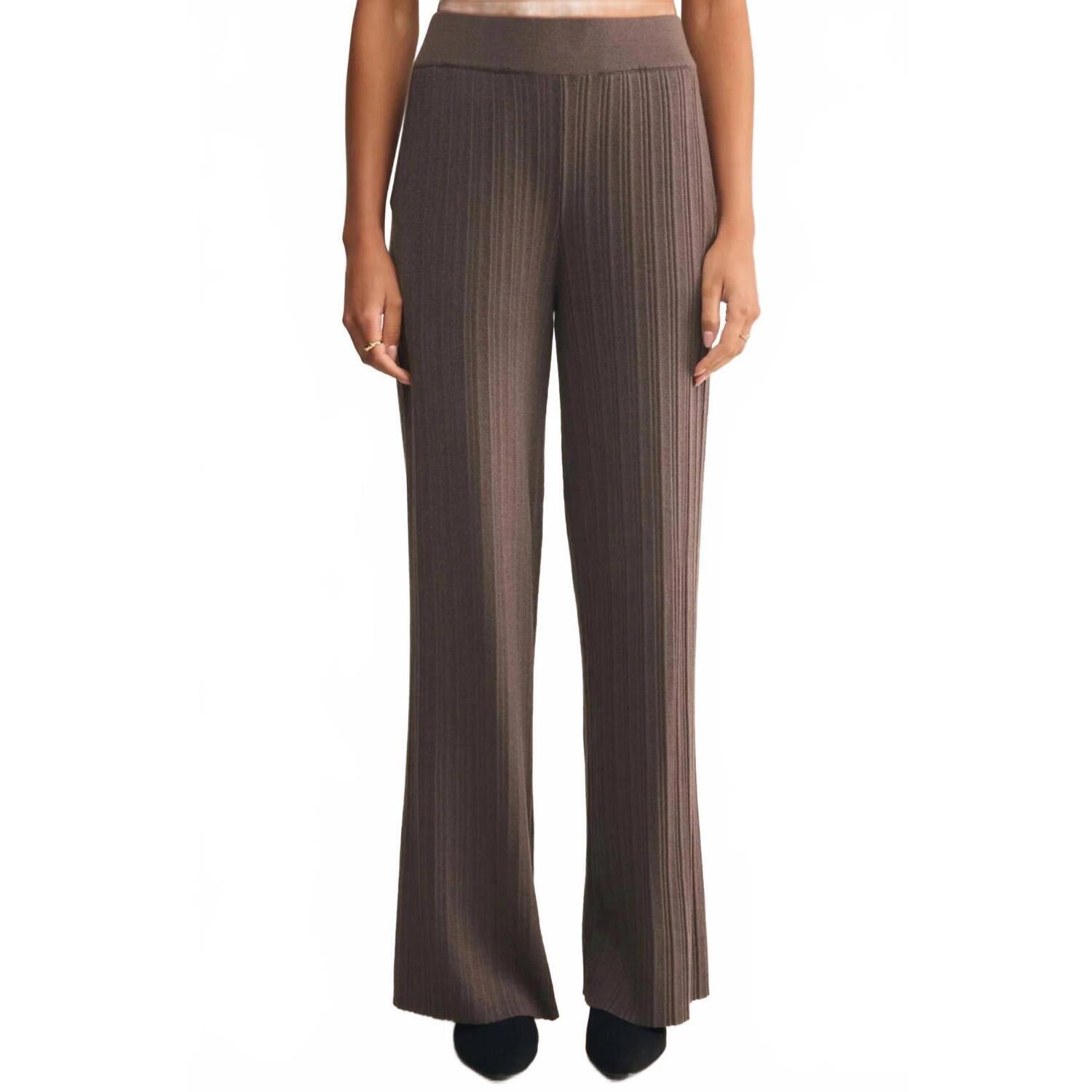New Z Supply Du Monde Pant In Burnt Ash